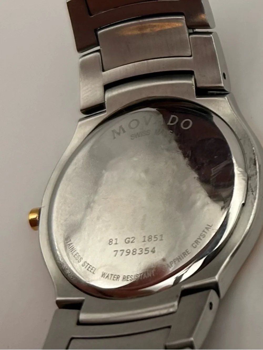 Movado Museum Men’s Two-Tone Gold & Silver Stainless Steel Quartz 34mm Watch